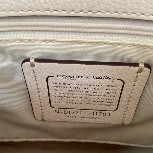Coach RARE Limited Edition Keith Harding Saddle Handbag EUC - Picture 15 of 16